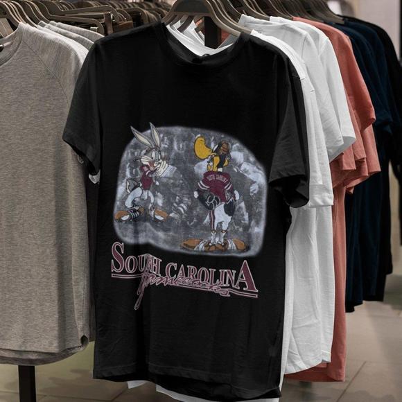 Retro South Carolina Looney Tunes Shirt, South Carolina Gamecocks Uni Tee - Picture 1 of 4